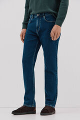 Cortefiel Pantal&oacute;n vaquero straight fit Azul