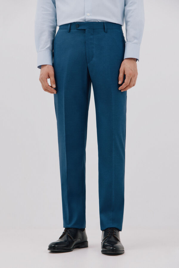 Cortefiel Pantal&oacute;n azul slim fit Azul