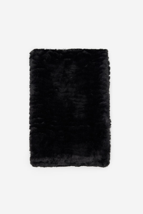 Cortefiel Cuello reversible Negro