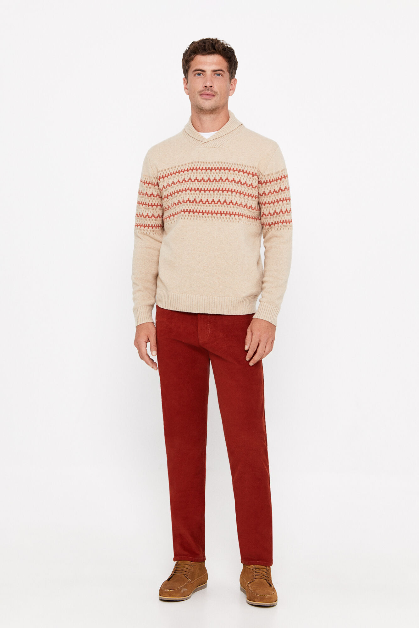 Cortefiel Cal&ccedil;as 5 bolsos corte ajustado