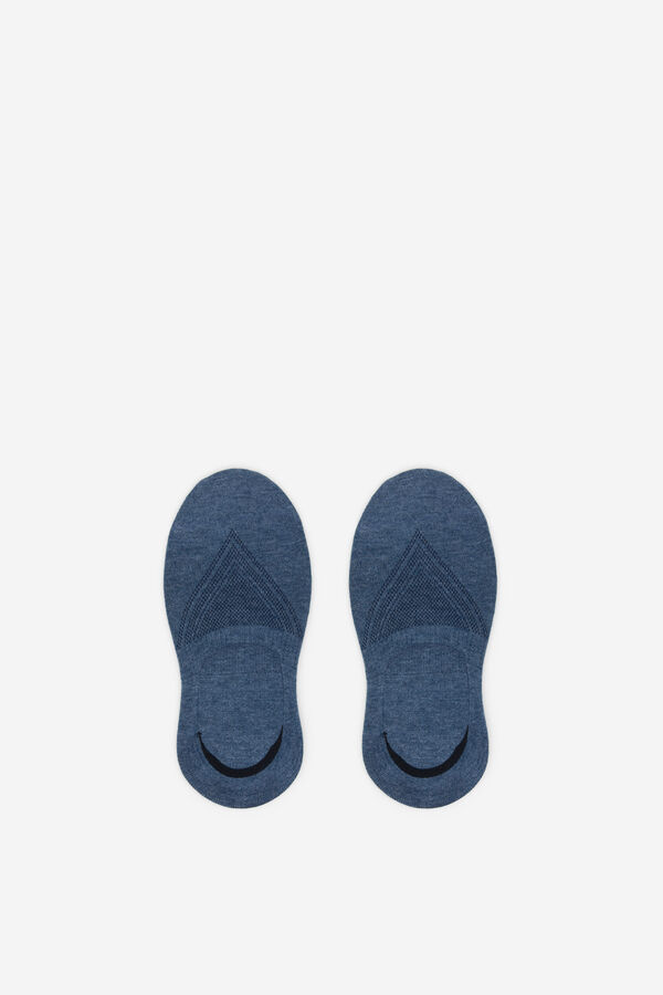 Cortefiel Meia COOLMAX&reg; invis&iacute;vel Azul