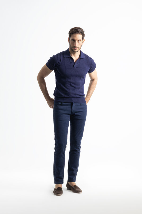 PuroEGO Pantal&oacute;n cinco bolsillos Azul marino