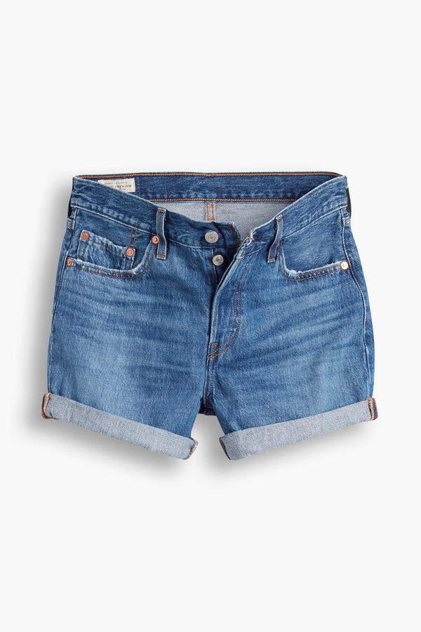 Cortefiel 501 Levi's® ROLLED SHORT Azul oscuro