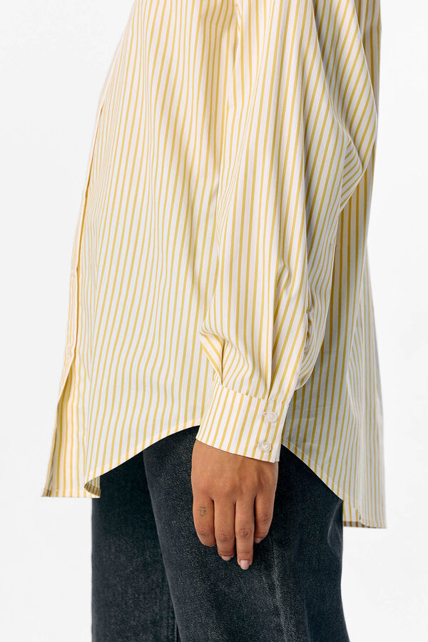 Object Camisa amplia rayas Amarillo