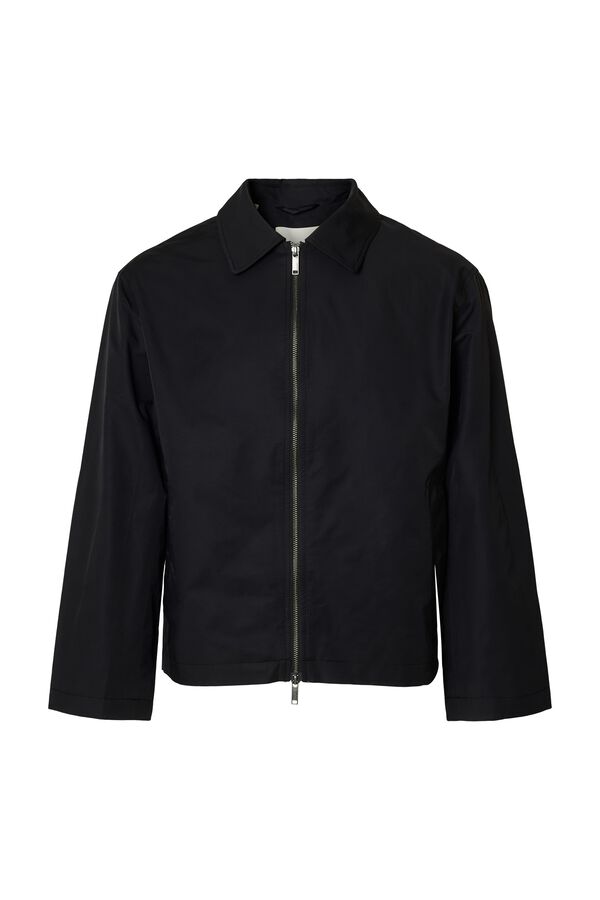 Selected Chaqueta ligera cremallera Negro