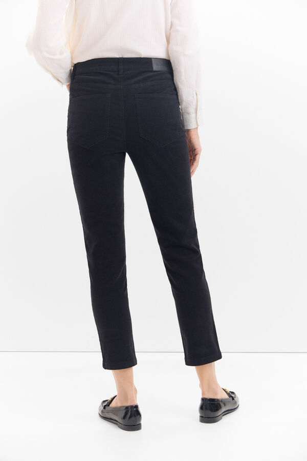 Cortefiel Pantalones Sensational pana Negro