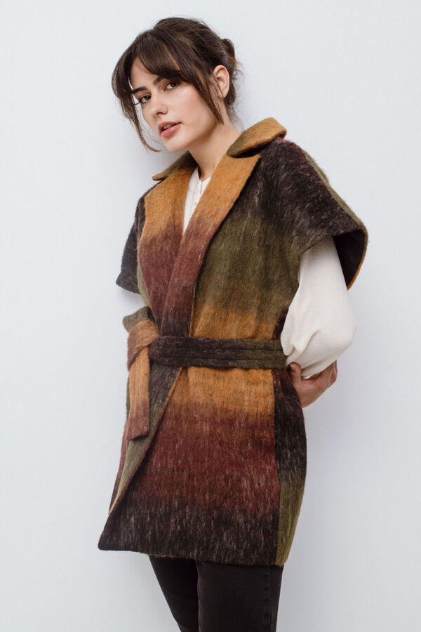 Vila Chaleco multicolor Negro