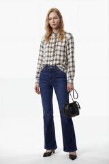 Vero Moda Camisa manga larga cuello Perkins Blanco