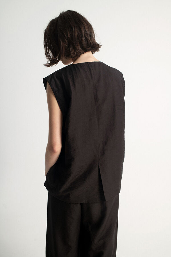 Object Chaleco cruzado Negro