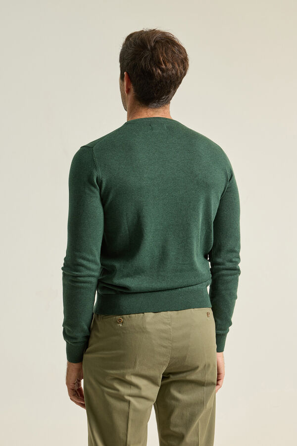 PuroEGO Jersey cuello redondo Verde