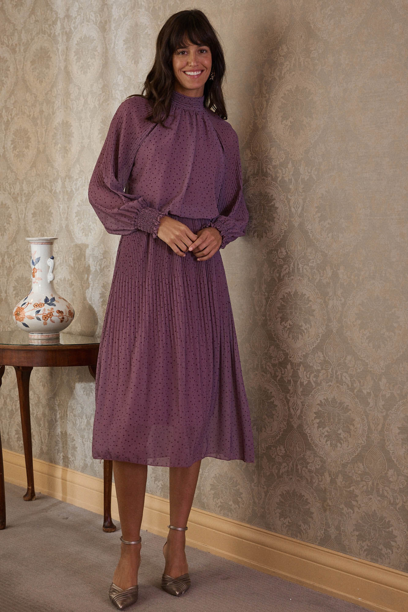 Pol&iacute;n Et Moi Vestido longo Carlita