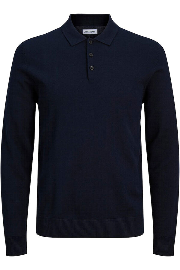 Jack & Jones Jersey cuello polo Azul marino