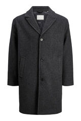 Jack & Jones Abrigo solapas Negro