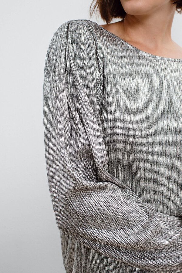 Object Top metalizado Gris