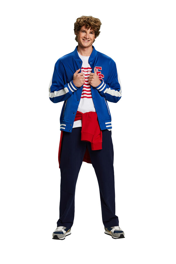 Esprit T-shirt logo algod&atilde;o regular fit Impress&atilde;o