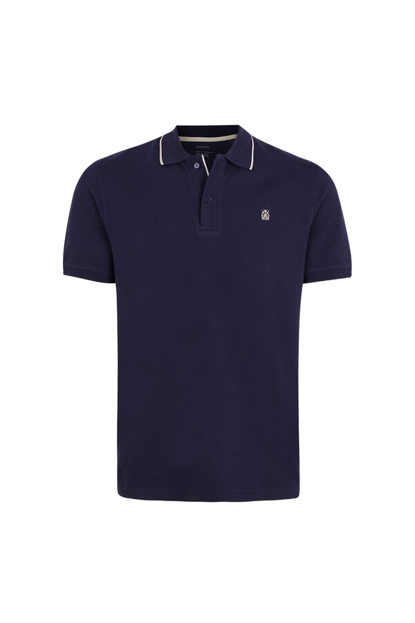 Cortefiel Polo com pontas Azul