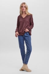 Vero Moda Jersey b&aacute;sico de punto Vino