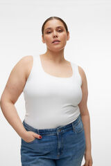 Vero Moda Curve Top tirante larga talha grande Branco