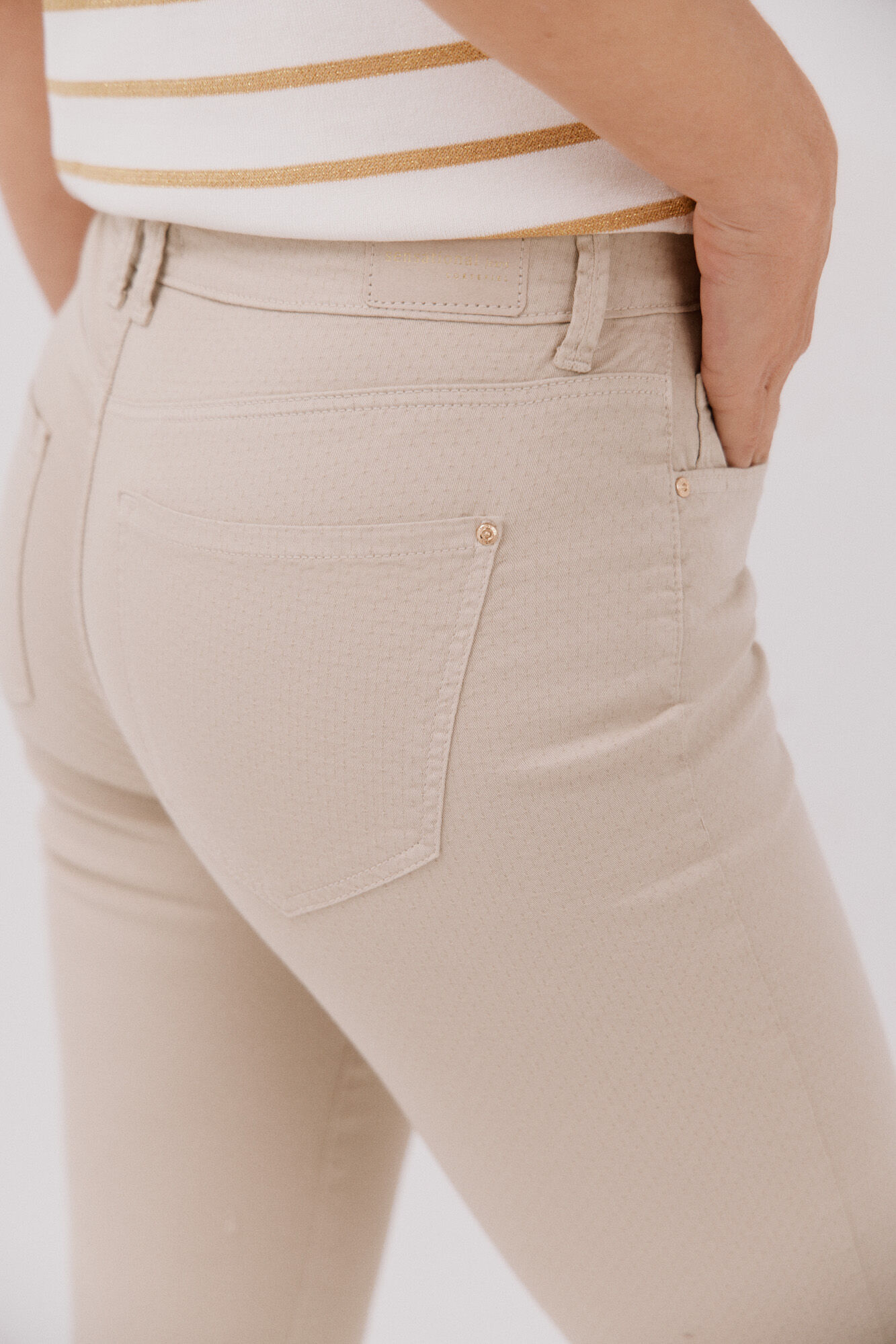 Cortefiel Jeans Sensacional Slim Jacquard