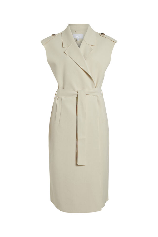 Vila Colete de malha Cinzento