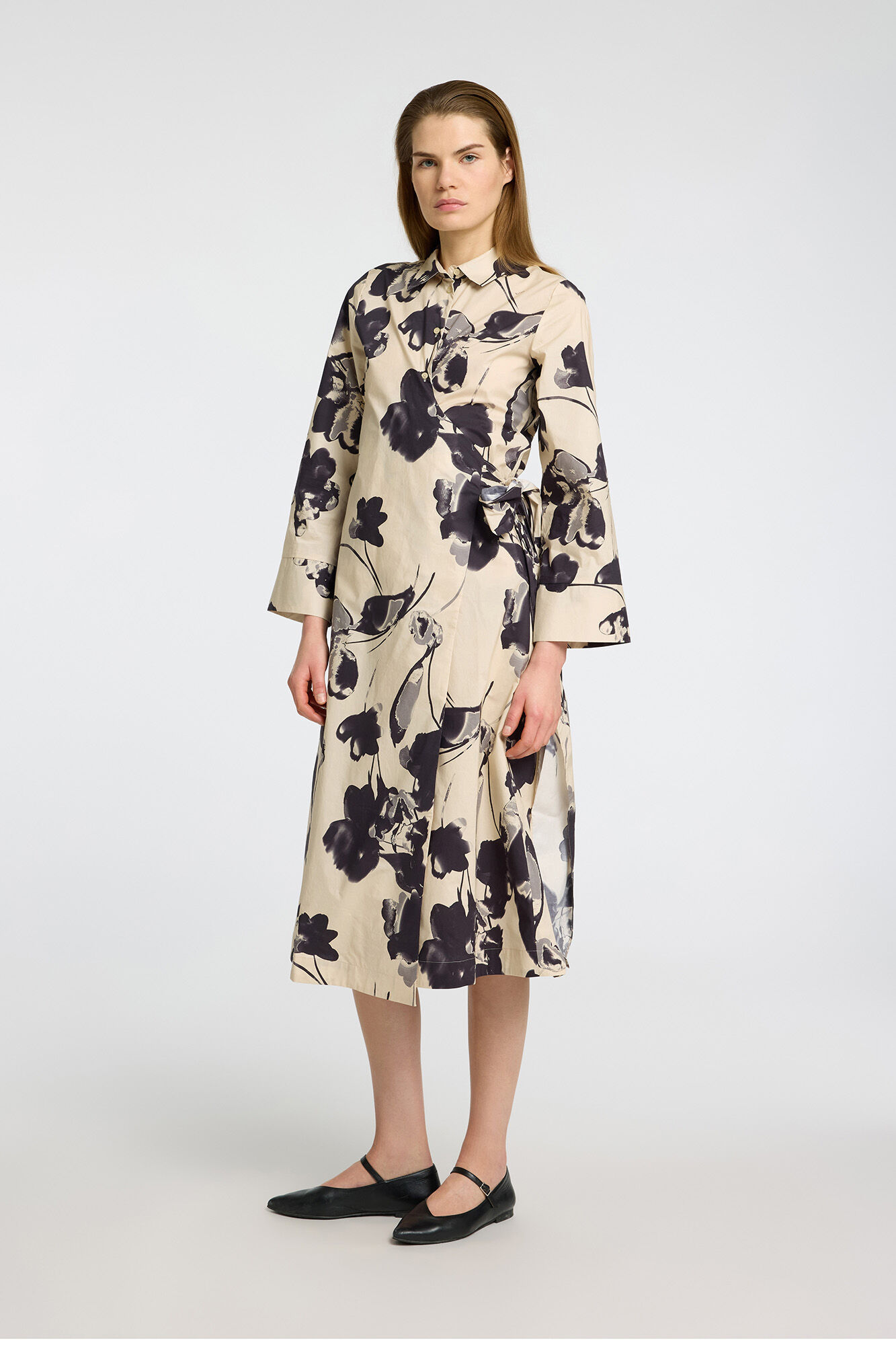 Selected Femme Vestido Wrap Midi