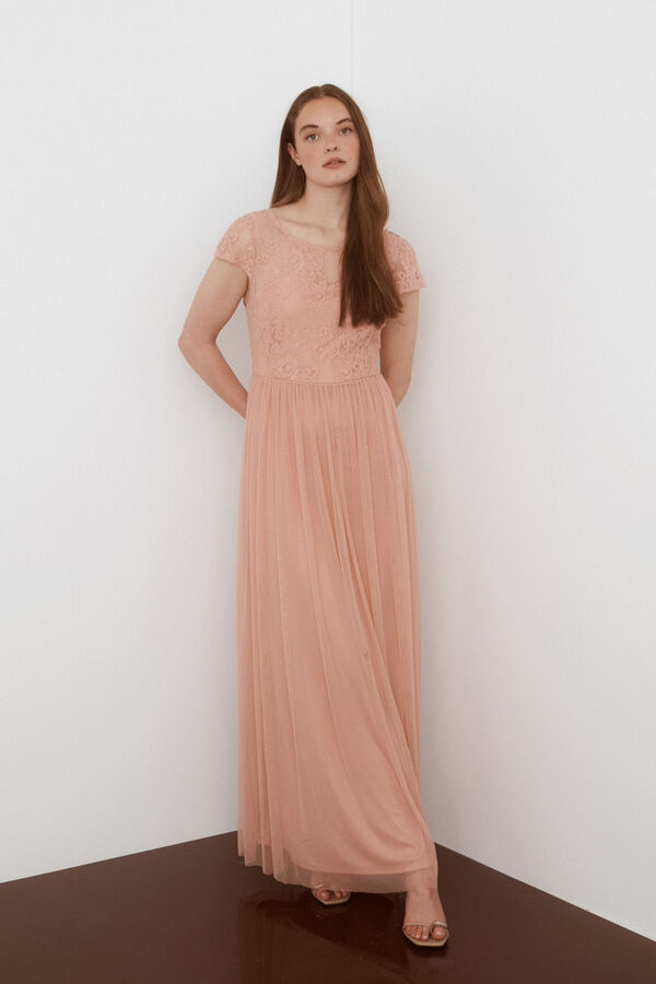 Vila Vestido largo Rosa