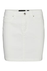 Vero Moda Saia denim curta Branco