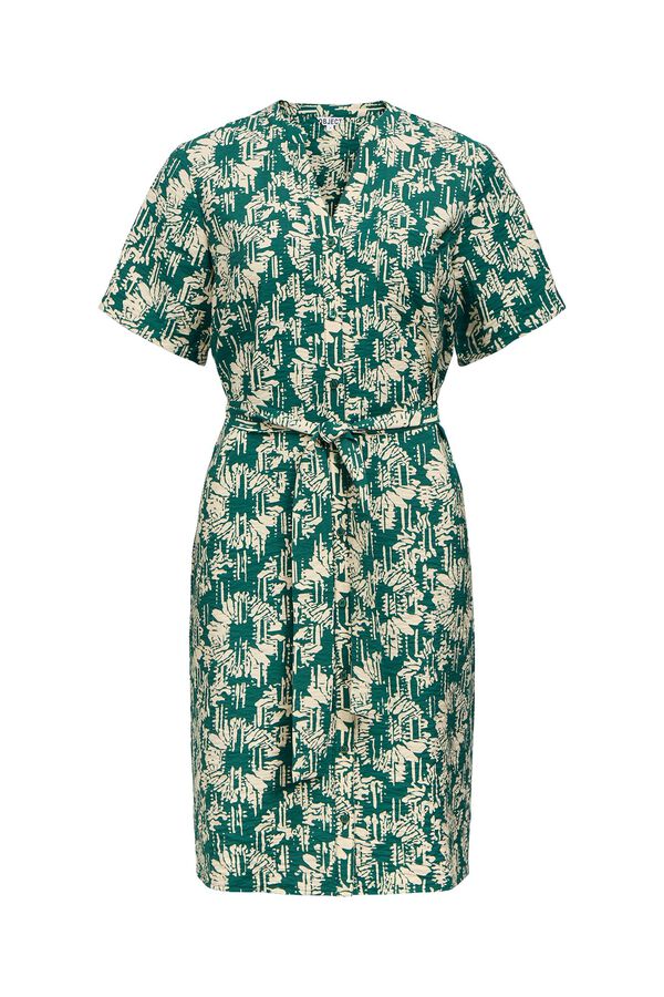 Object Vestido curto estampado Azul
