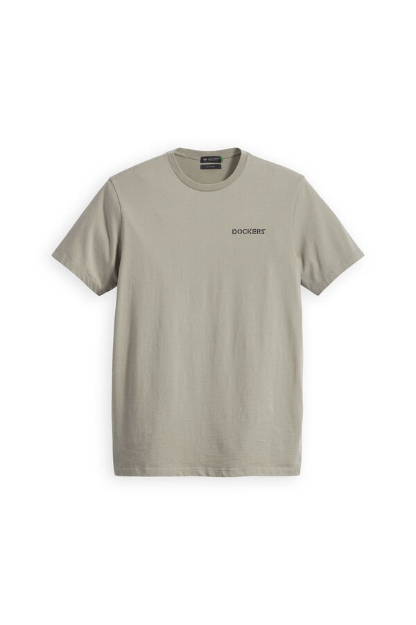 Dockers Camiseta logo slim fit Kaki