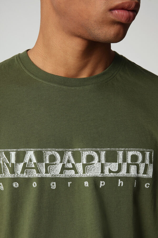 Cortefiel Camiseta SALLAR SS manga corta Napapijri Verde