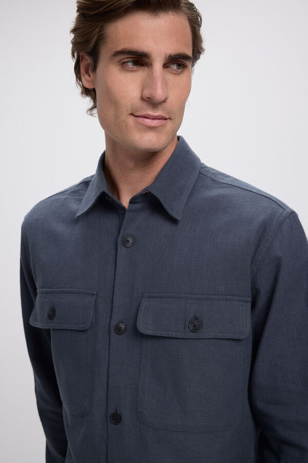 Jack & Jones Sobrecamisa confort fit Azul marino