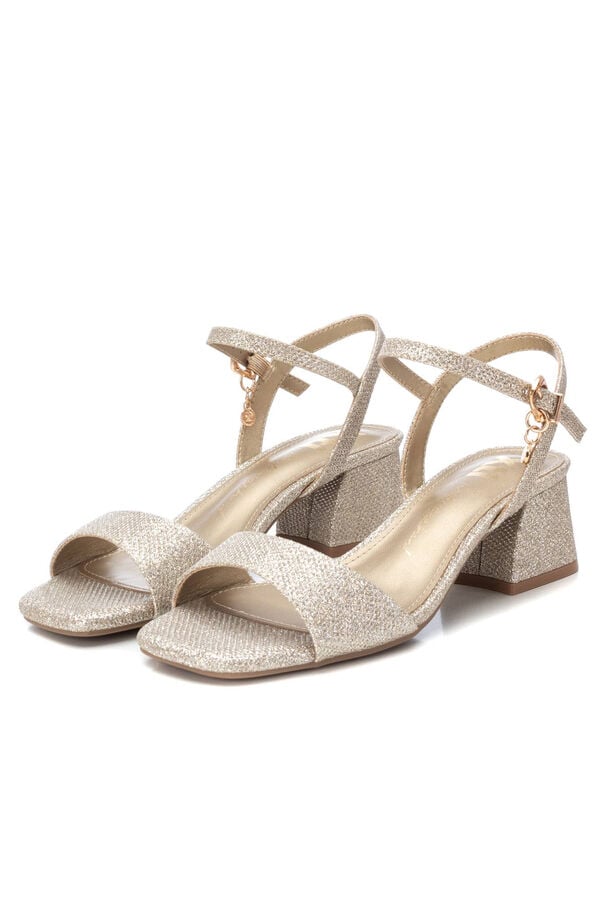 XTI Sandalia se&ntilde;ora textil Beige