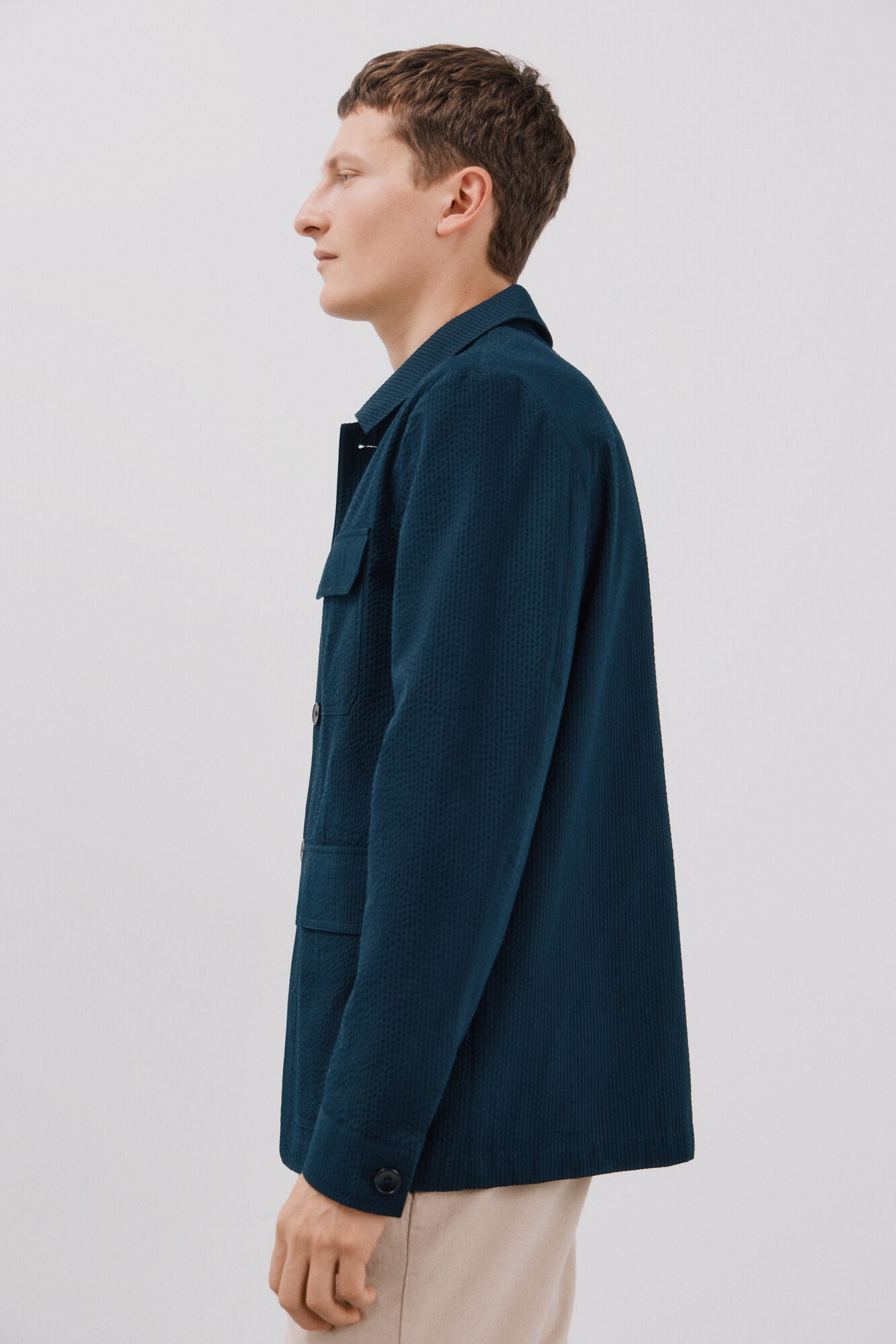 Cortefiel Camiseta Seersucker