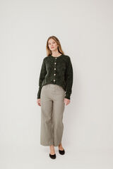 Vila Pantal&oacute;n vaquero ancho 7/8 Gris