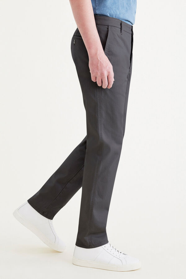 Dockers Cal&ccedil;a cal&ccedil;as chino Slim Fit Original para homem Cinzento