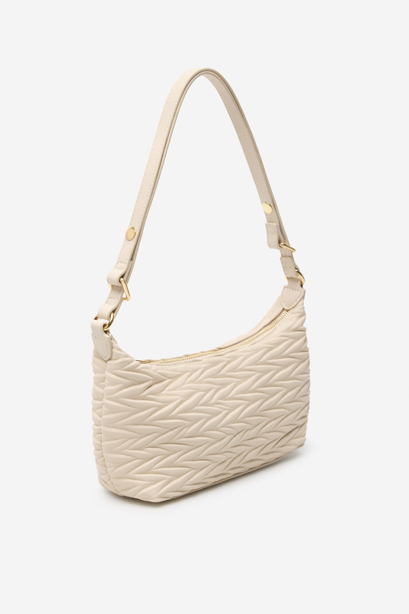 Cortefiel Bandolera gofrada espiga