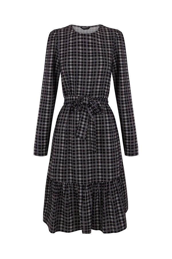 Cortefiel Vestido ilh&oacute;s curto Impress&atilde;o