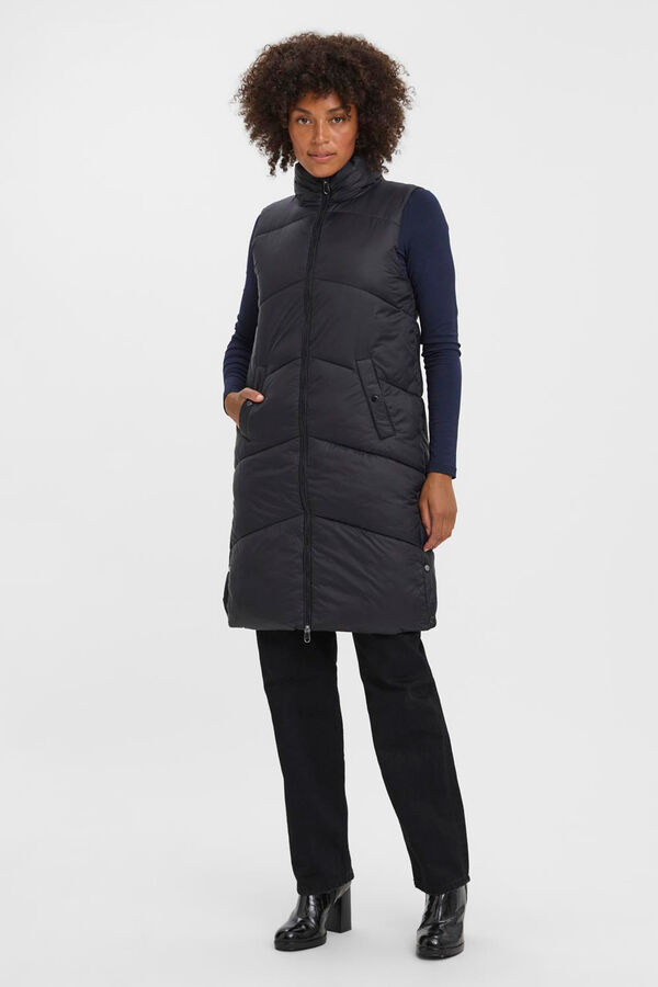 Vero Moda Colete midi Colete feminino Preto