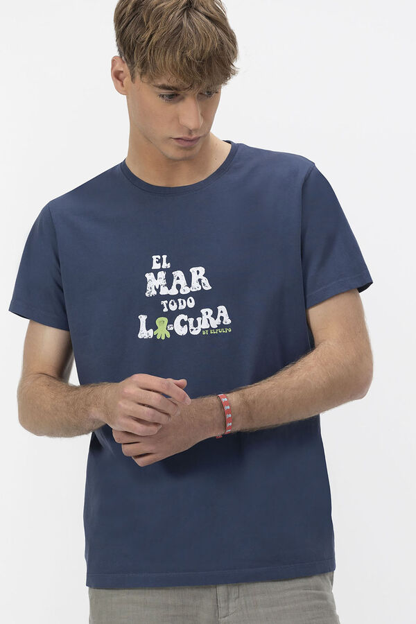 elPulpo Camiseta The Sea Everything Lo-cure Azul