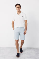 Cortefiel Bermuda chino ligero Azul