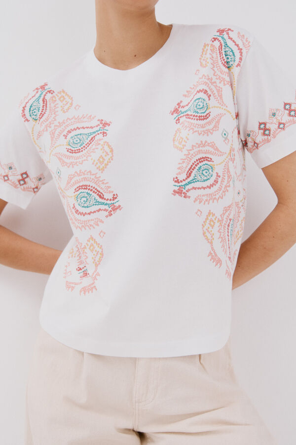 Cortefiel T-shirt estampada Multicolorido