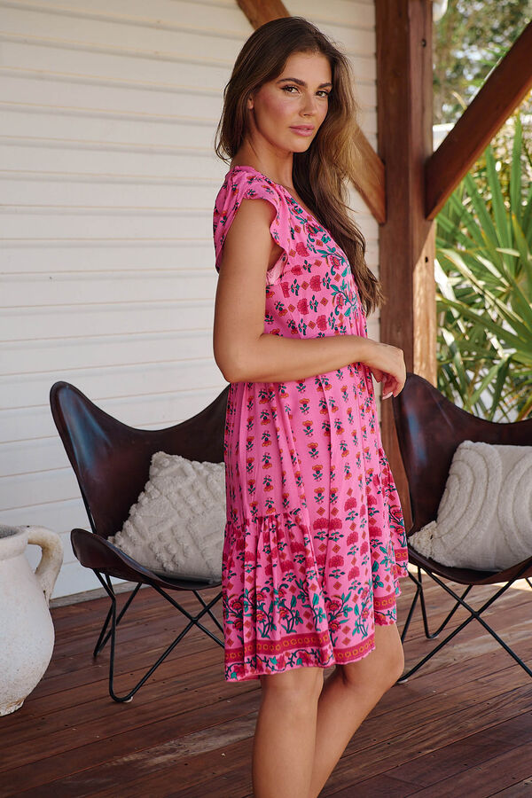 Jaase Vestido mini estampado Tracey Subiu