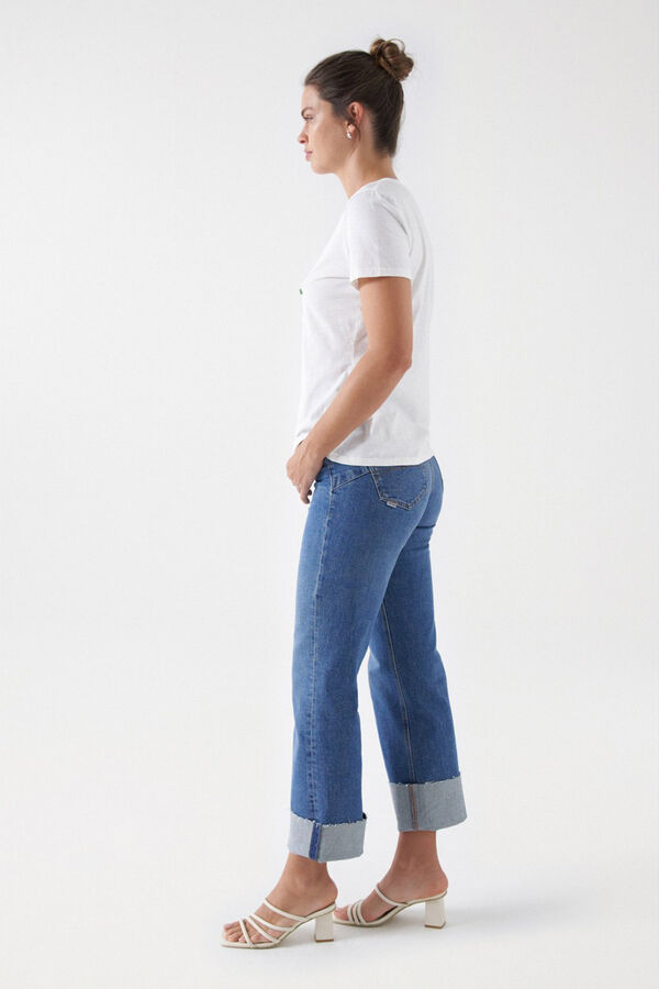 Salsa Jeans Camisola impressa laranjas Tostado