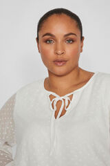 Evoked by Vila Blusa de manga larga Blanco
