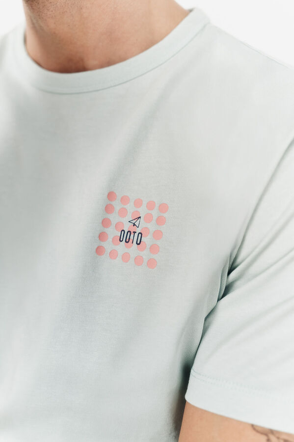 OOTO Camiseta gr&aacute;fica lavada OOTO Verde