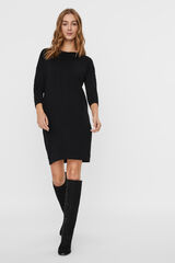 Vero Moda Vestido de punto midi Negro