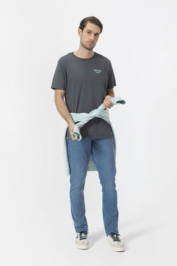 elPulpo Camiseta estampado elPulpo Gelato Cinzento