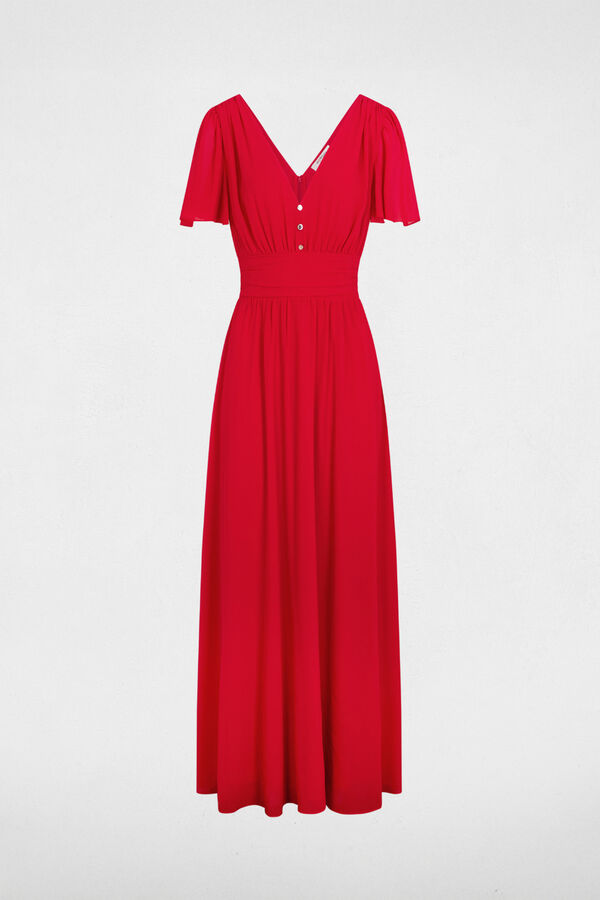 Morgan Vestido largo fluido Rojo