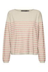 Vero Moda Suéter riscas com gola canoa Multicolorido