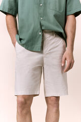 OOTO Bermuda de popelin Beige